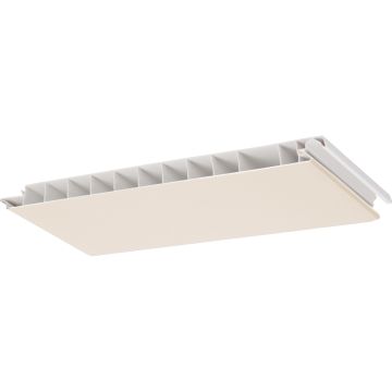 Florence buitenplafond paneel 250 × 16,5 mm - Crème (Renolit folie)