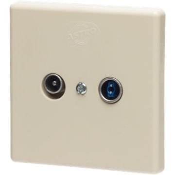 OUTLET INSTAL. RAD/TV 1218MHZ W/COVER