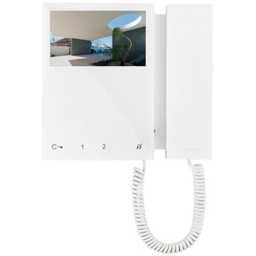COMELIT 6701W MINI MONITOR COLR +BASE S