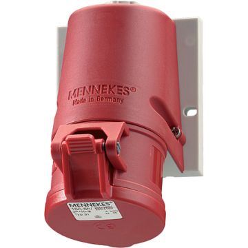 WALL MOUNTED RECEPT., 32A5P6H400V, IP44