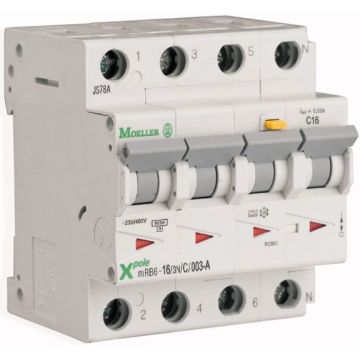 EATON 120652 RCBO 3P+N B16 4MOD