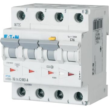 EATON 120668 RCBO 3P+N C16 4MOD