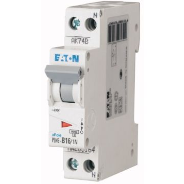 EATON MCB C16 1P+N 1MOD