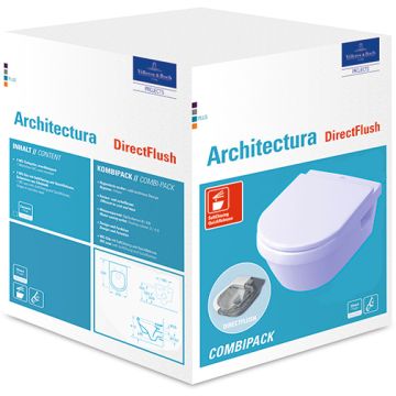 OMNIA DF PACK WALLHUNG TOILET WHITE