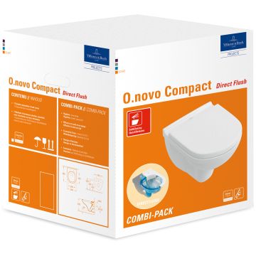 VNB ONOVO C WALL HUNG TOILET DF PACK WT