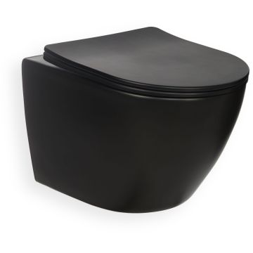 BLU BALDER TOIL + SC SEAT 49CM MAT BLACK