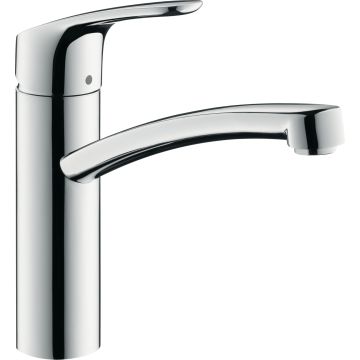 HG FOCUS KITCHENMIXER1 HANDLE CHROME