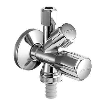 SCHELL COMB ANGLE VALVE 1/2COMF