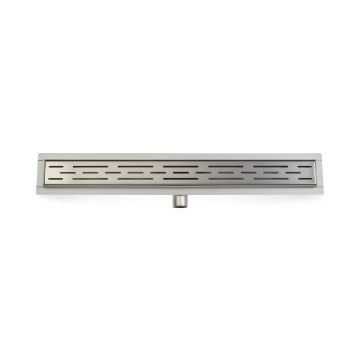 BLUE SS DRAIN 800MM+FLANGE+SIPHON WP MEM