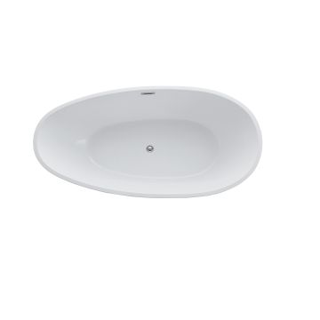 BLUE OVE FREE STNAD EGG-SHAPE BATH