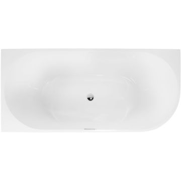 BLUE RASMUS BACK-TO-WALL LEFT BATH