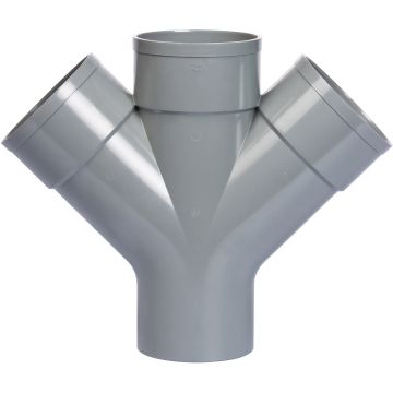SOL DOUBLE T-PIECE 45 DEGREES 110X110MM