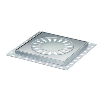 RVS RENOVATION DRAIN+FLANGE 146X146X9