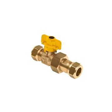 BONFIX GAS TAP 15MM BRASS