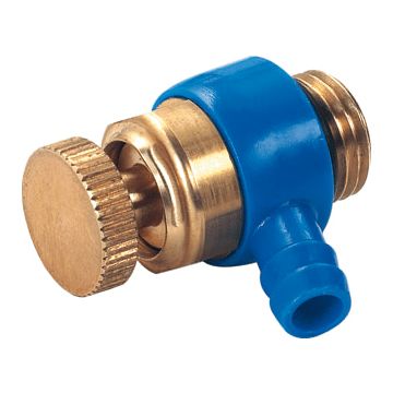 RAMINEX DRAIN VALVE 1/4 MALE W OUTLET