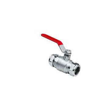 BALL VALVE COMPRESSION ENDS 22 X 22 MM.