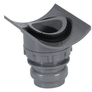 WAVIN PVC SADDLE CLAMP 110X50 HOLE 57MM