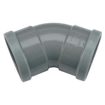 UK PVC BOCHT 125 45GR 2XMANCH