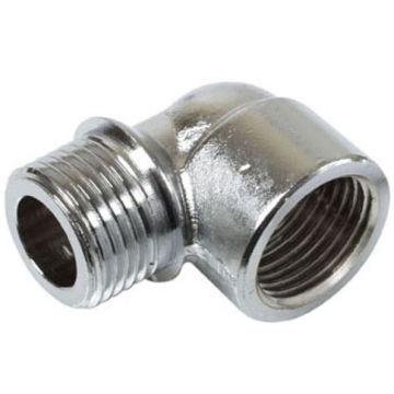 UK 0412390 KNIE 1/2BIX1/2BU CHROOM