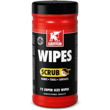 UK GRIFFON SCRUB WIPES 75PCS