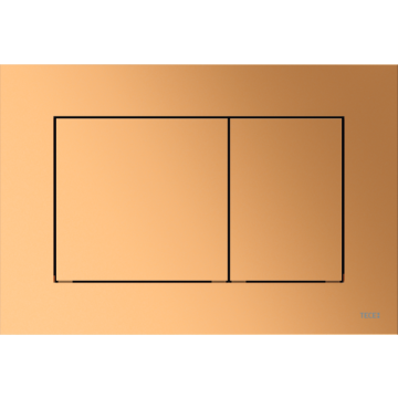 TECEnow WC-bedieningsplaat Metallic messing