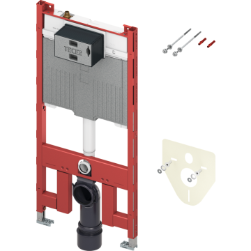 TECEprofil WC-inbouwframe met Octa II, bouwhoogte 1120mm