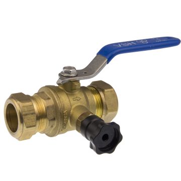 BALL VALVE 28MM COMPRESSION